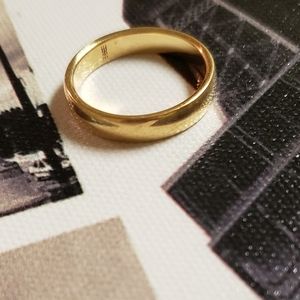 James Avery Mens Gold Ring